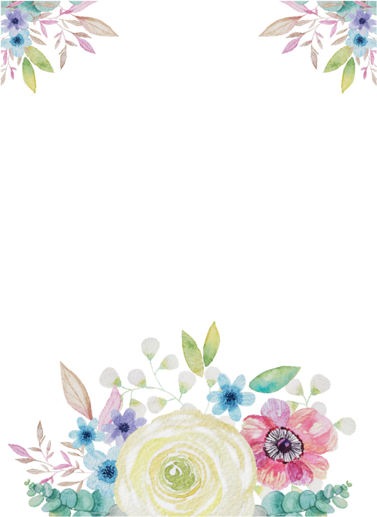 Bloom Frame Flower Border Flowers White Bouquet Multipl - Fairy Background (1024x1024), Png Download