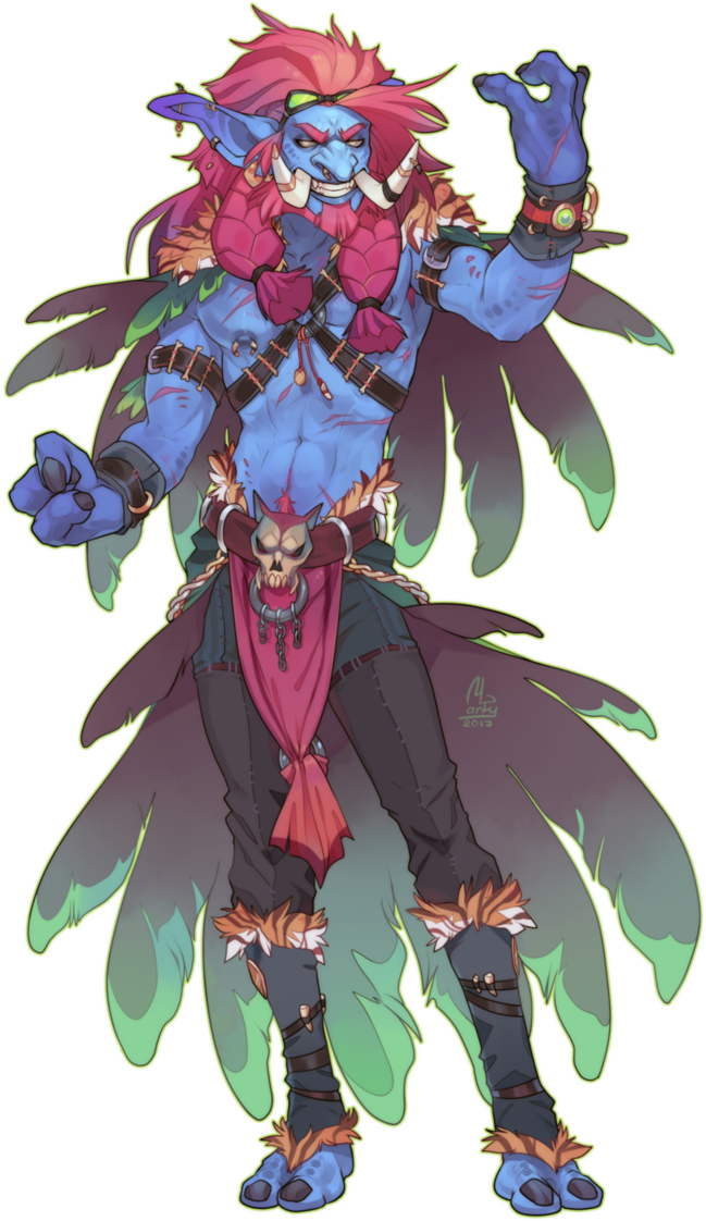 Gatto By Mlarty Imaginary Trolls - Character (684x1166), Png Download