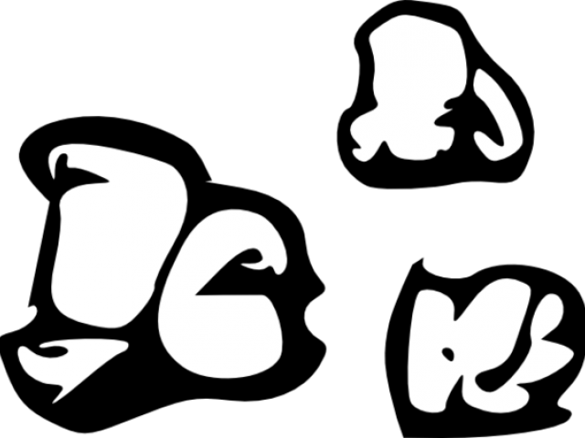 Popcorn Clip Art Free Clipart - Black And White Popcorn Clipart Transparent (570x423), Png Download