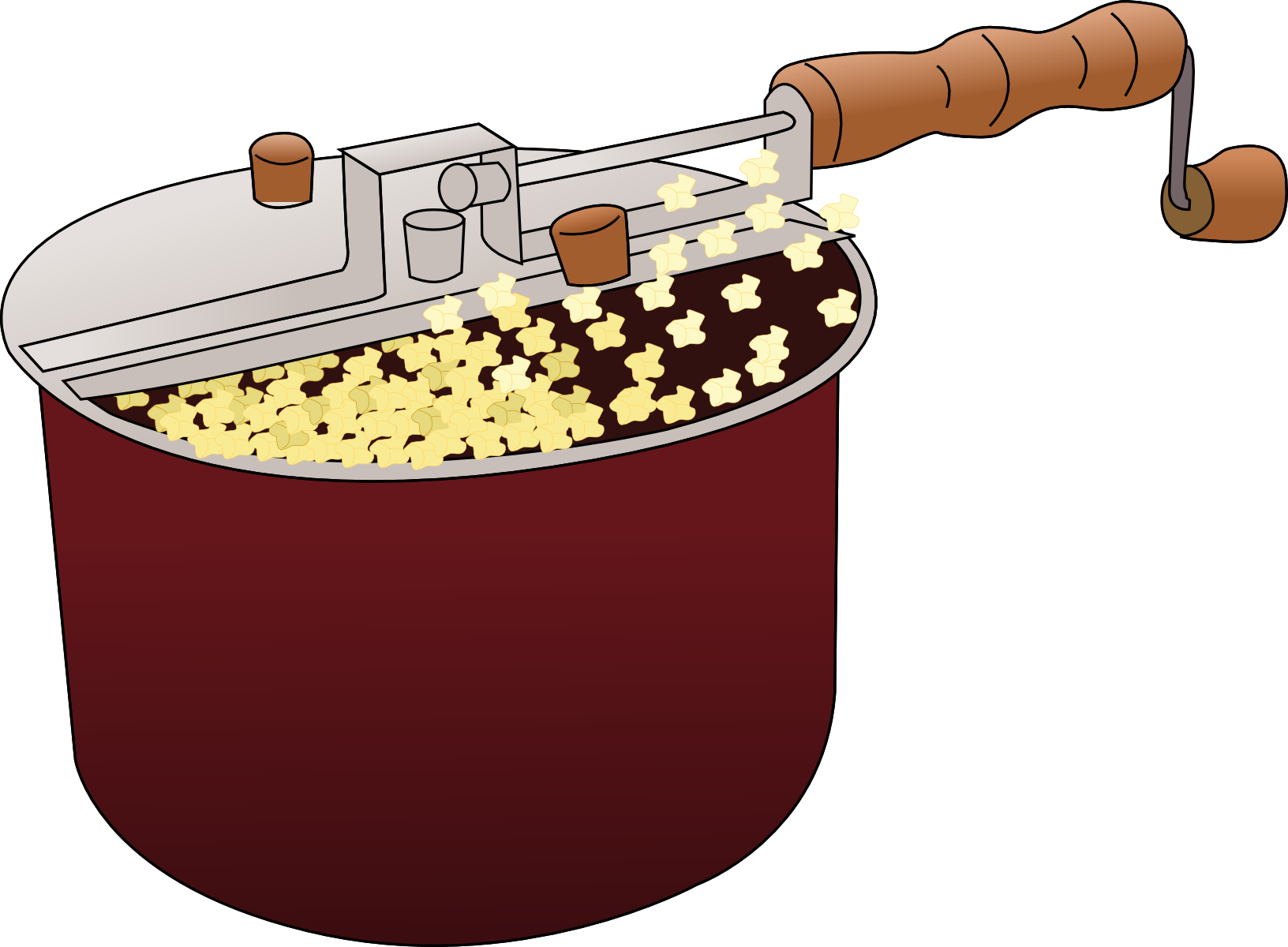Popcorn Bowl Clipart - Popcorn Maker Clip Art (1632x1200), Png Download