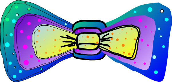 Rainbow Bow Clipart Png For Web (600x286), Png Download
