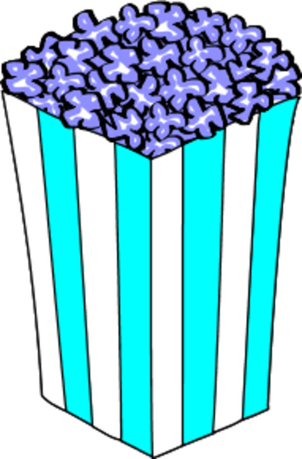 Popcorn Clip Art - Popcorn Cotton Candy Clipart (600x911), Png Download