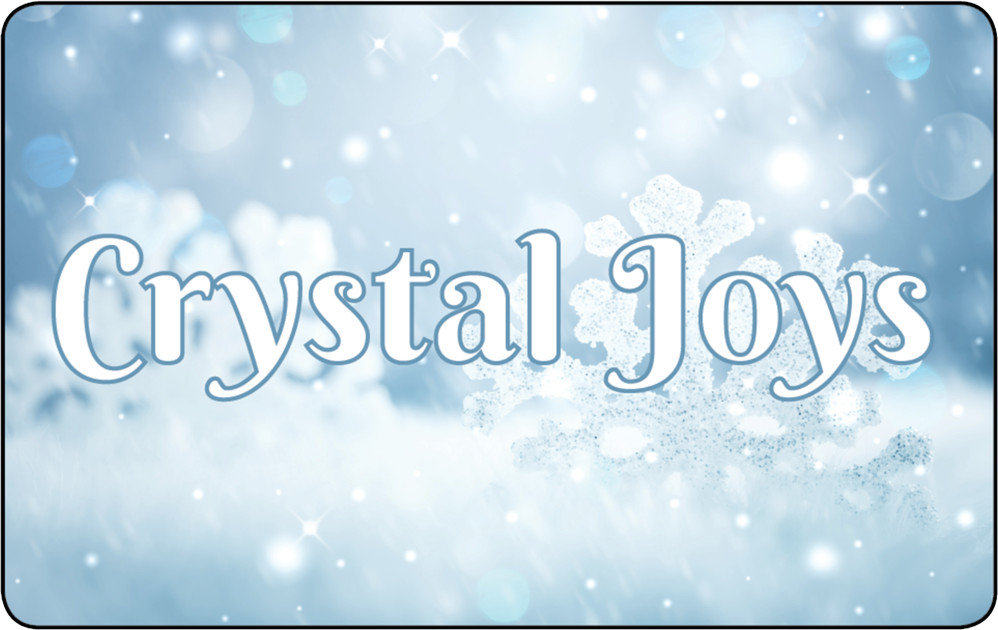 "winter Wonderland" Gift Card - Gift Card (2048x2048), Png Download
