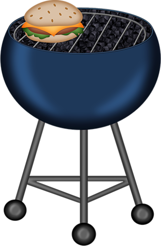 Cool Summer Day Element 10 Scrap And Tubes - Grill Silhouette (327x500), Png Download