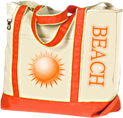 Beach Bag - Bag (455x438), Png Download
