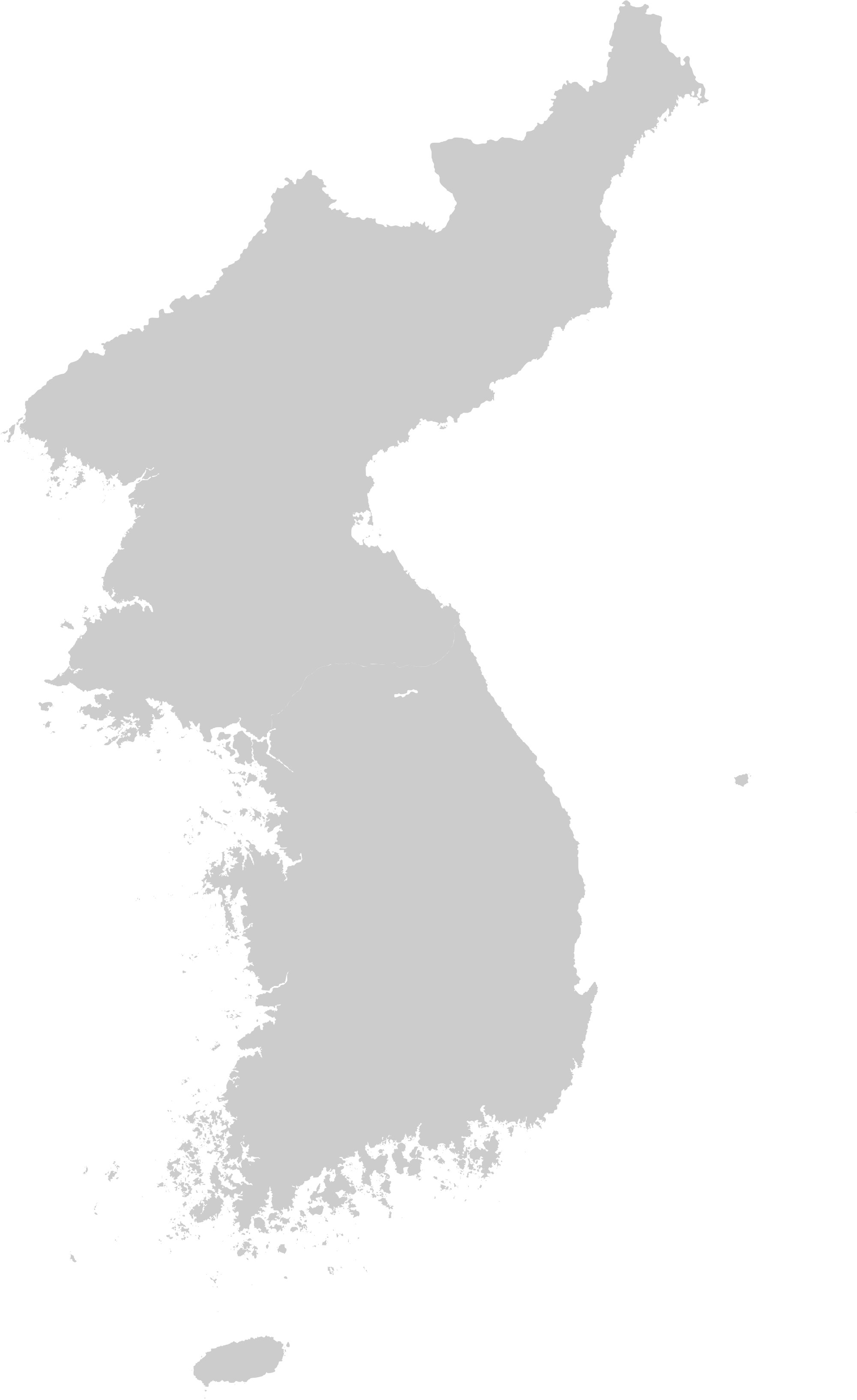 South Korea Map Outline Png - Kim Jong Un Moon Jae In Memes (2000x3267), Png Download