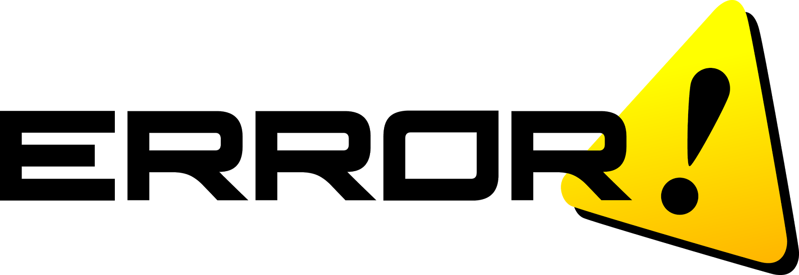 Error Sunil - Error (1600x551), Png Download