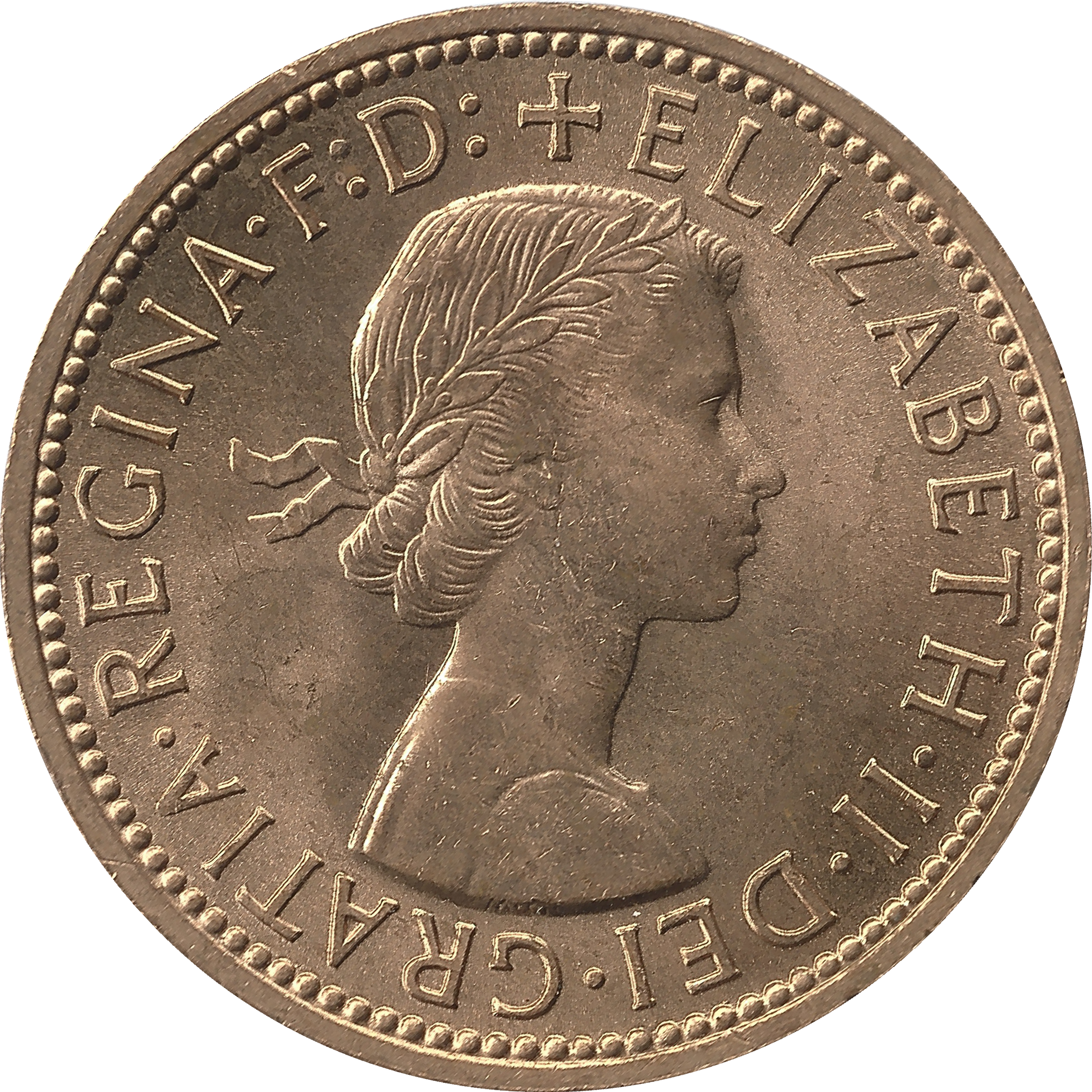 Halfpenny Coin (1200x1200), Png Download