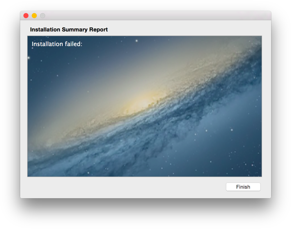 Installation Failed Error - Mac Os X Lion Background (1023x803), Png Download