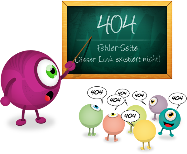 404 Monster Classrom 600px - Lustige 404 Seiten (600x494), Png Download