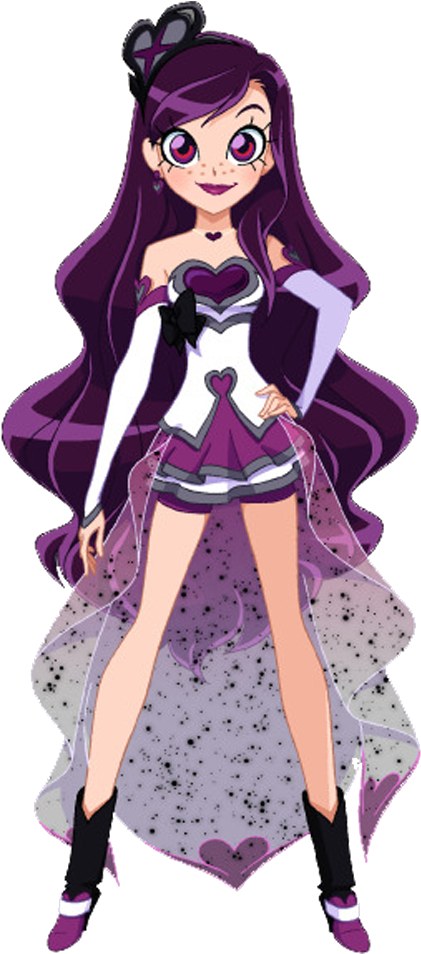 Dark Iris - Lolirock (722x963), Png Download