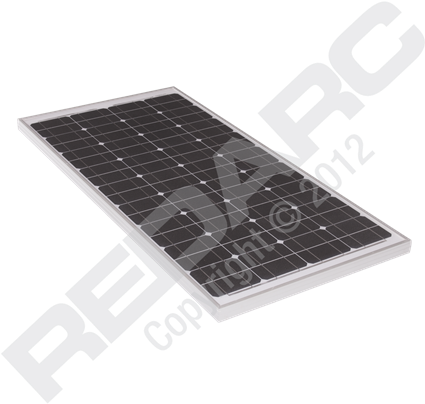 80w Monocrystalline Solar Panel - Redarc Monocrystalline Solar Panel Smr (450x450), Png Download