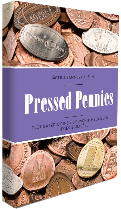 Album For Pressed Pennies Or Elongated Coins - Jager Sammler Pressed Pennies Elongated Coin Collector (409x688), Png Download