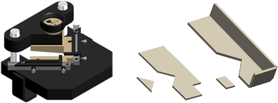 Stripper Die 90º Adjustable Mx700 - Hydraulics (1000x408), Png Download