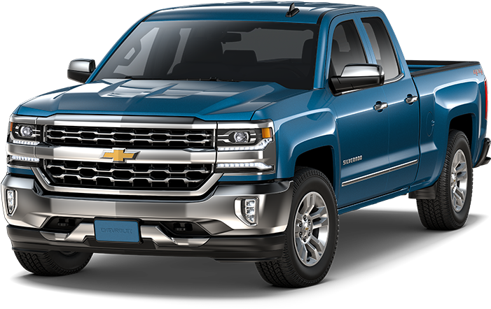 2017 Chevy Silverado 1500 Angular Front - Chevy Silverado 2017 Green (700x451), Png Download