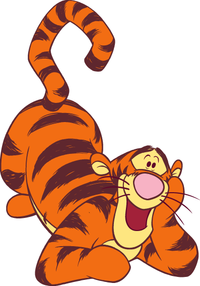 Tigger Clipart - Winnie The Pooh The Tigger (397x567), Png Download
