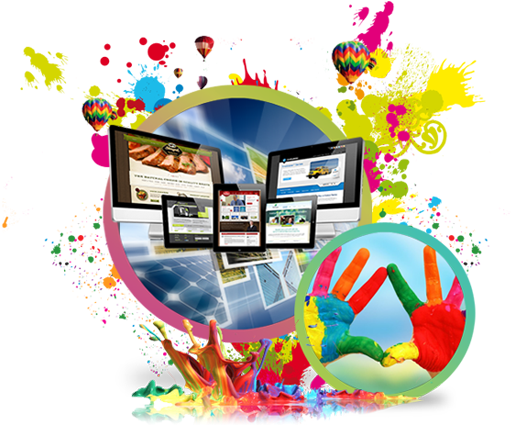Bringing The Art To The Cart - Graphic Web Design Png (550x424), Png Download