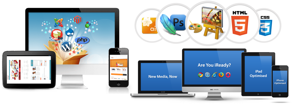 Web Design - Website Design Banner Png (950x350), Png Download