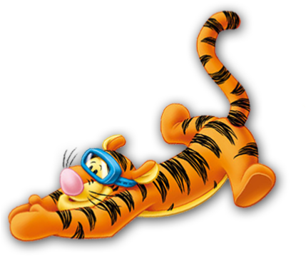 Tigger Download Png Image - Huggies - Little Swimmers Size 2-3 - 12 Nappies (3-8kg) (446x361), Png Download
