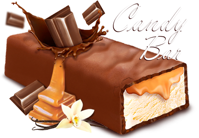 Candy Bar - Chocolate Cake (650x450), Png Download