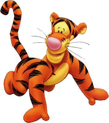 Psd Detail Tigger Official Psds - Winnie The Pooh Characters (357x400), Png Download