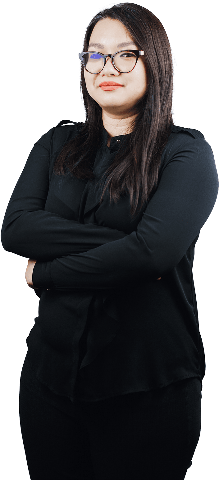 A Fair-skin Asian Girl In Her 20's With Medium Length - Hair (708x1966), Png Download