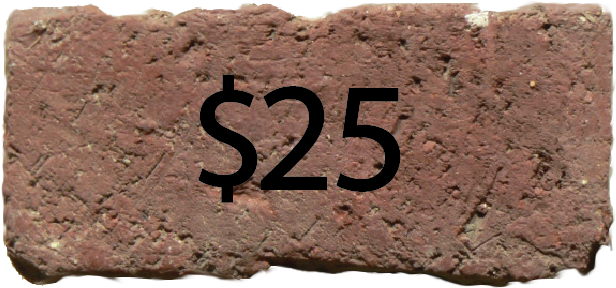 Rwf Bricks $25 - Brick (637x315), Png Download