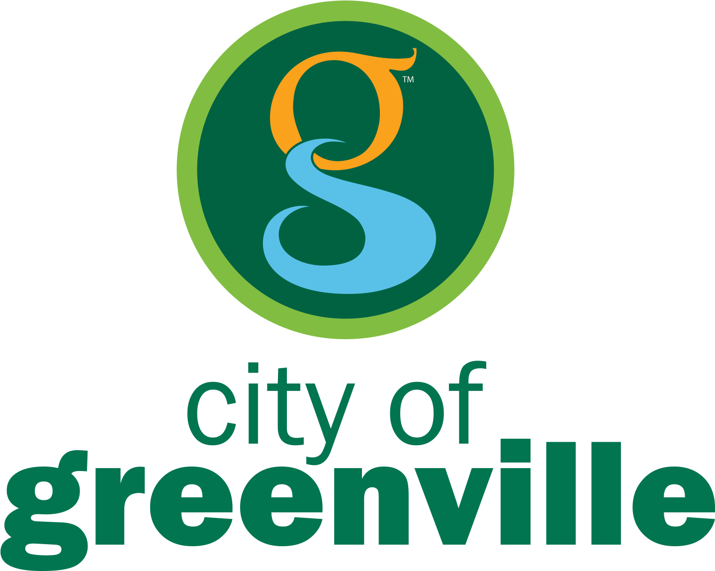 Cog Logo Stacked - City Of Greenville (1500x1200), Png Download
