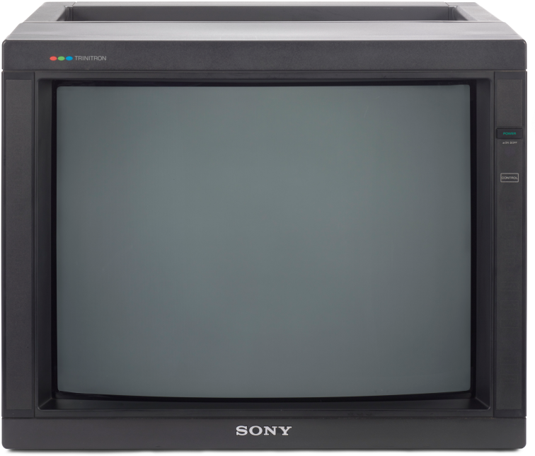 Pvm2130qmfront - Old Sony Tv Png (800x696), Png Download