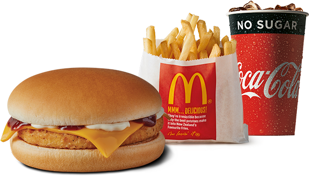 $5 Bbq Chicken Small Combo - Mcdonald's New Zealand (700x487), Png Download