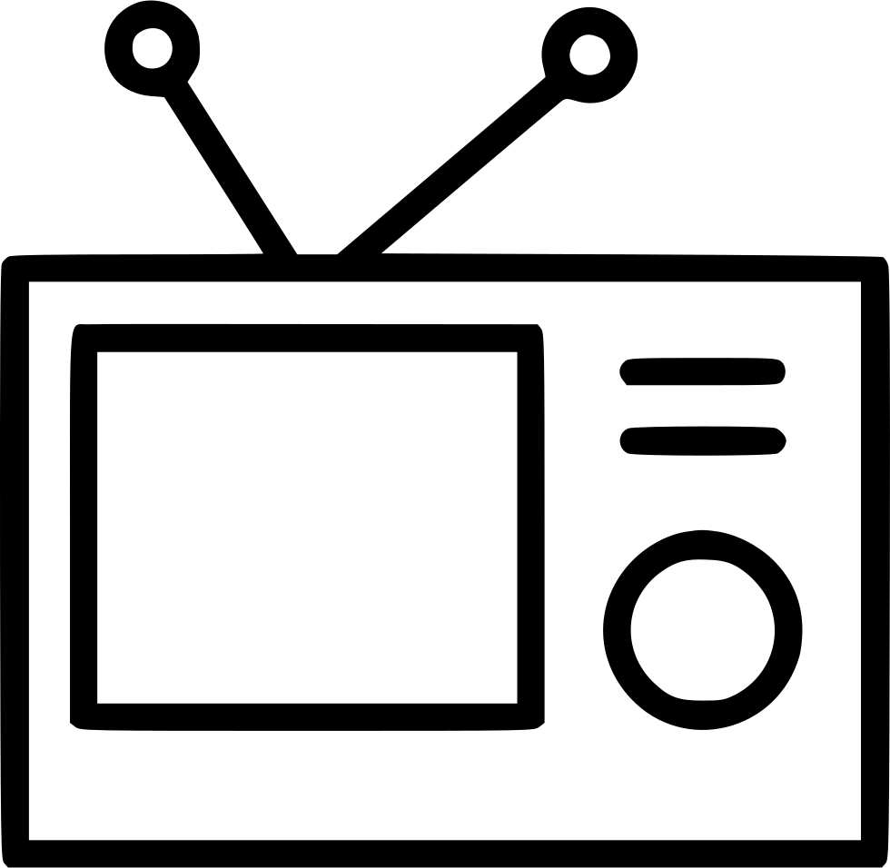 Television Tv Crt - Television (980x956), Png Download