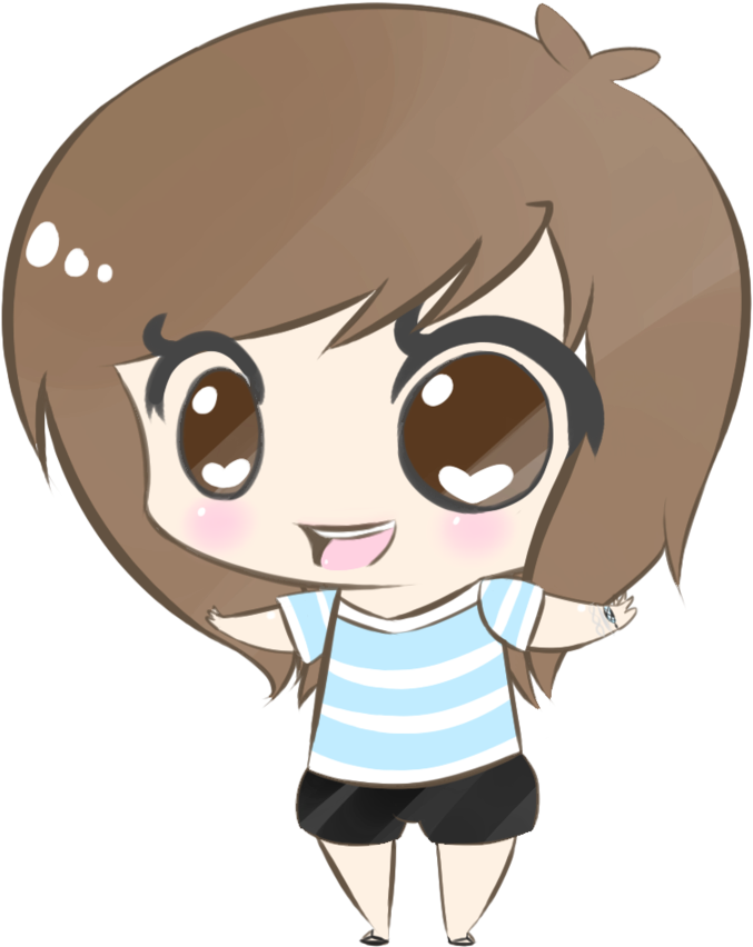 Manga Clipart Pretty Girl - Cute Girl Png Transparent (900x900), Png Download