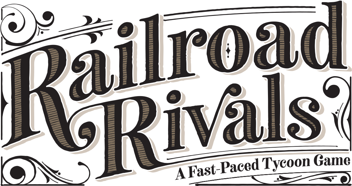 Railroad Rivals Is A Fast-play Tile Drafting And Laying - Railroad Rivals (1200x639), Png Download