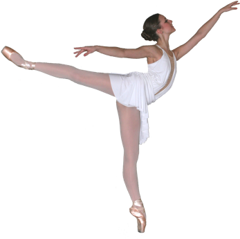 Arabesque Ballet (391x377), Png Download