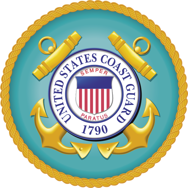 Us Coast Guard Seal - Department Of The Coast Guard Logo (600x600), Png Download