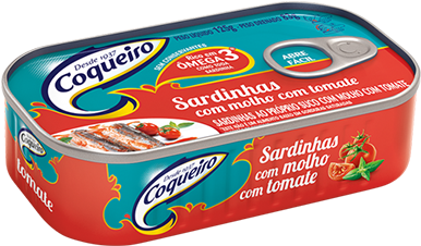 Coqueiro Sardines With Tomato Sauce - Sardinha Com Molho De Tomate (500x330), Png Download