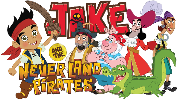 Online - Jake The Pirate Clipart (600x400), Png Download