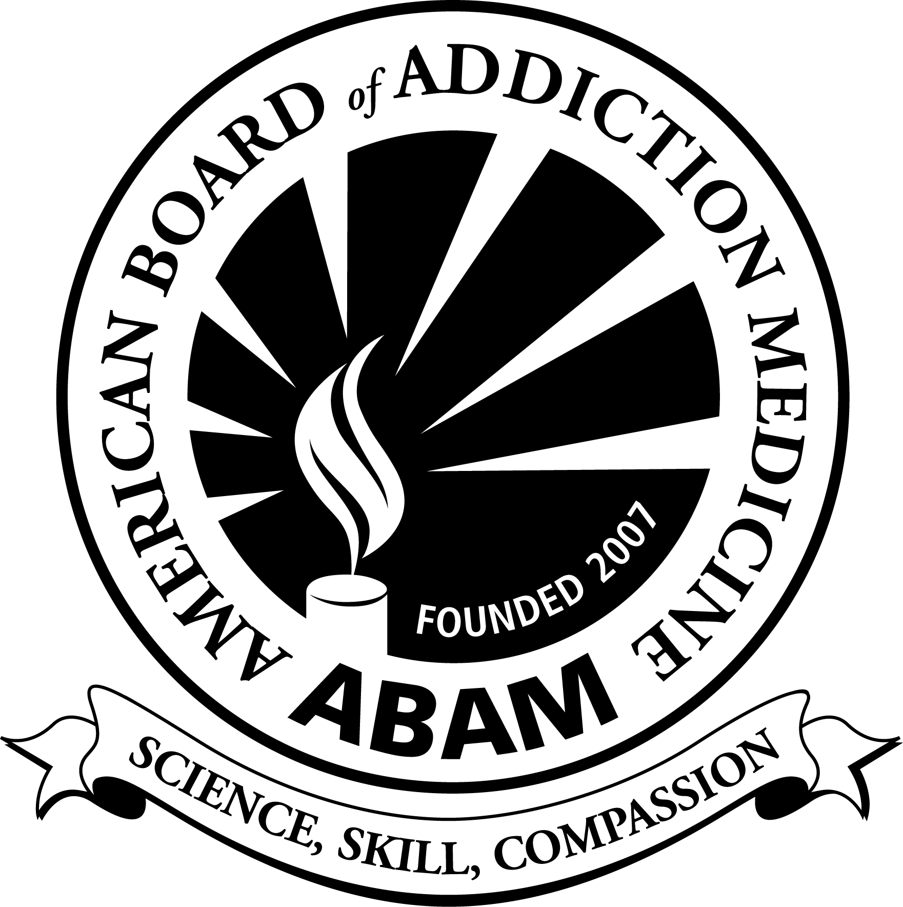 Download The Abam Seal - American Board Of Addiction Medicine (1761x1768), Png Download
