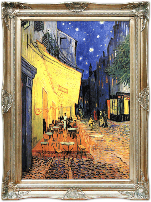 Lightbox Moreview - Cafe Terrace, Place Du Forum, Arles, 1888 (800x800), Png Download
