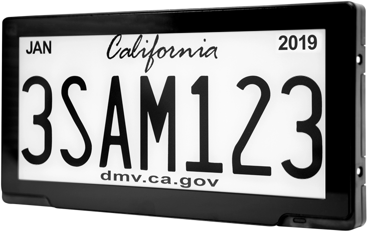 Post Navigation - Smart License Plate California (1200x627), Png Download