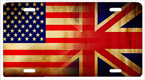 Britch American - British Vs American Flag (500x400), Png Download