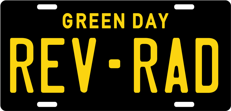 Green Day License Plate (800x800), Png Download