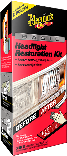 G2960 Basic Headlight Restoration Kit - Meguiar's G2960 Basic Headlight Restoration Kit (640x640), Png Download