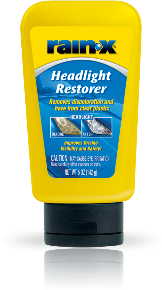 Rain X Headlight Restorer (605x1024), Png Download