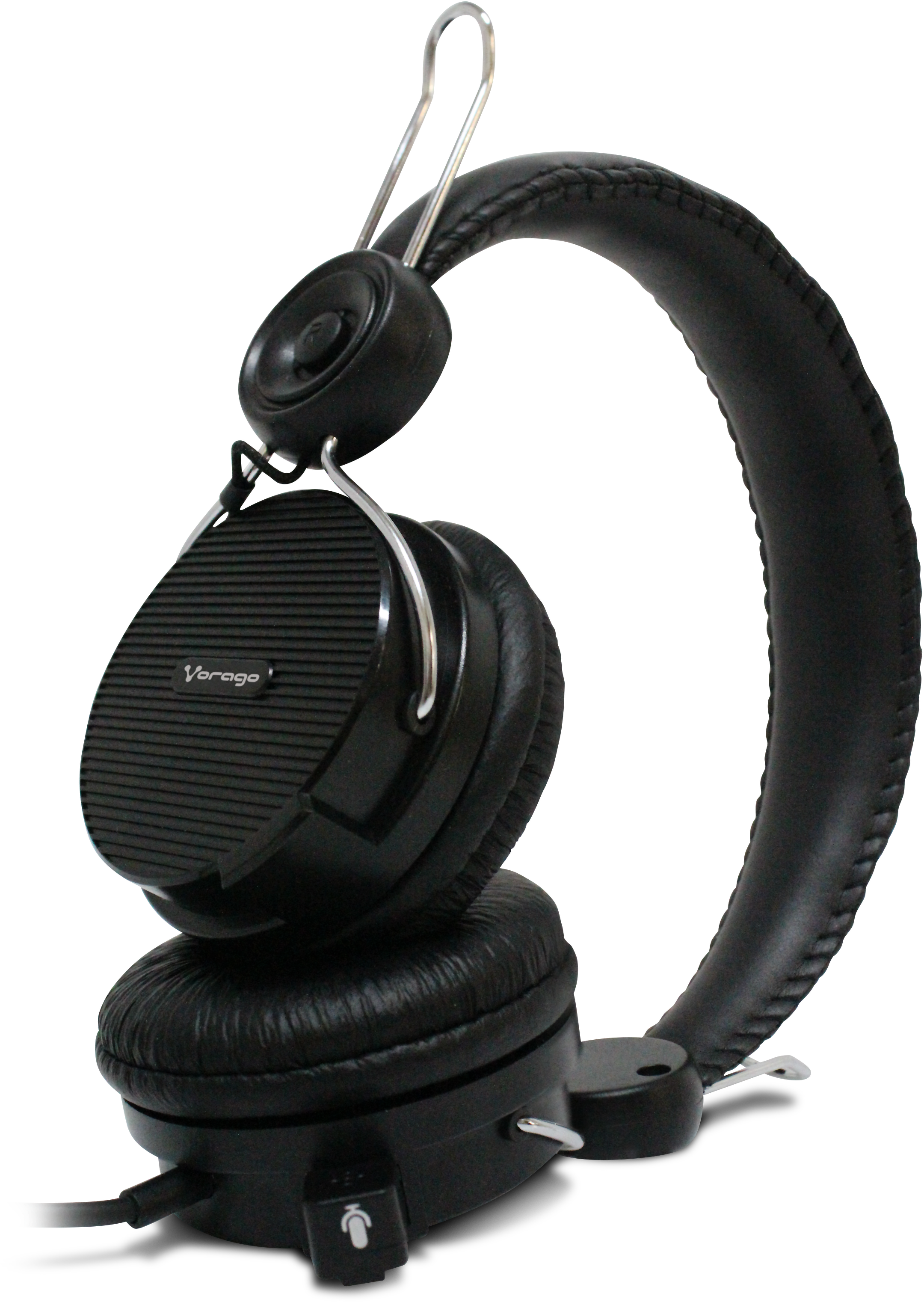 Hs-201 Audífono De Alta Fidelidad Con Micrófono - Audifono Diadema Vorago Alta Fidelidad Hs 201 (2362x3543), Png Download