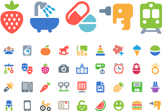 Cosmo Color Icon Set - Free Color Icon Set (600x436), Png Download