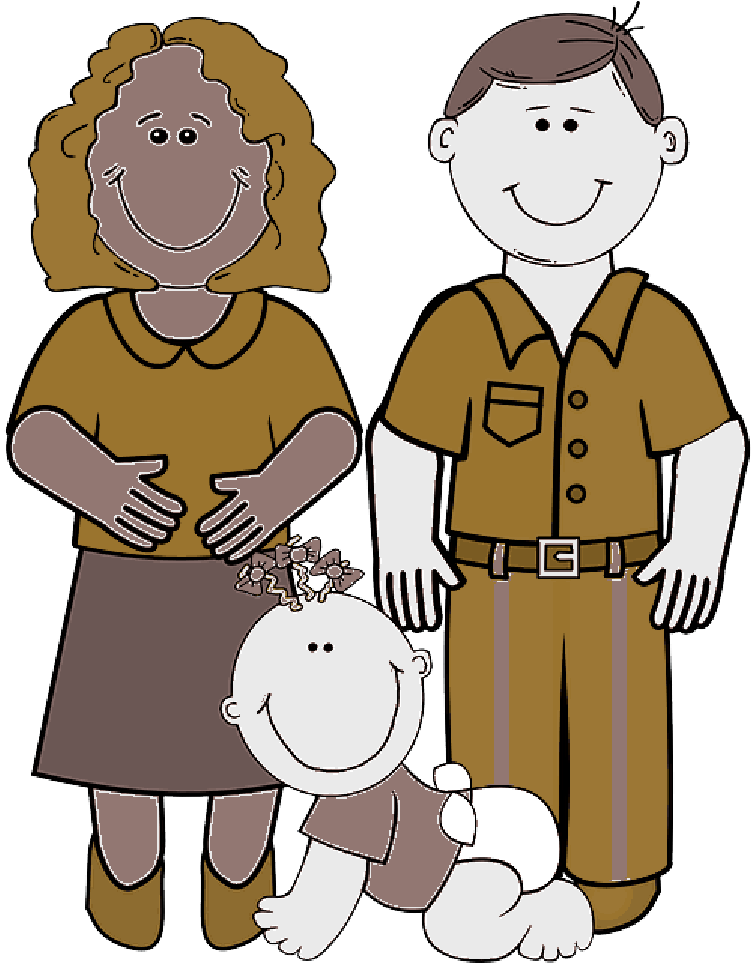 Mb Image/png - Imagenes Animadas De Padres (800x962), Png Download