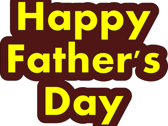 Father's Day Png Transparent Images - Happy Father Day Png (640x480), Png Download