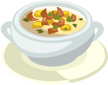 Sweetcorn And Bacon Chowder - Dessert (355x355), Png Download