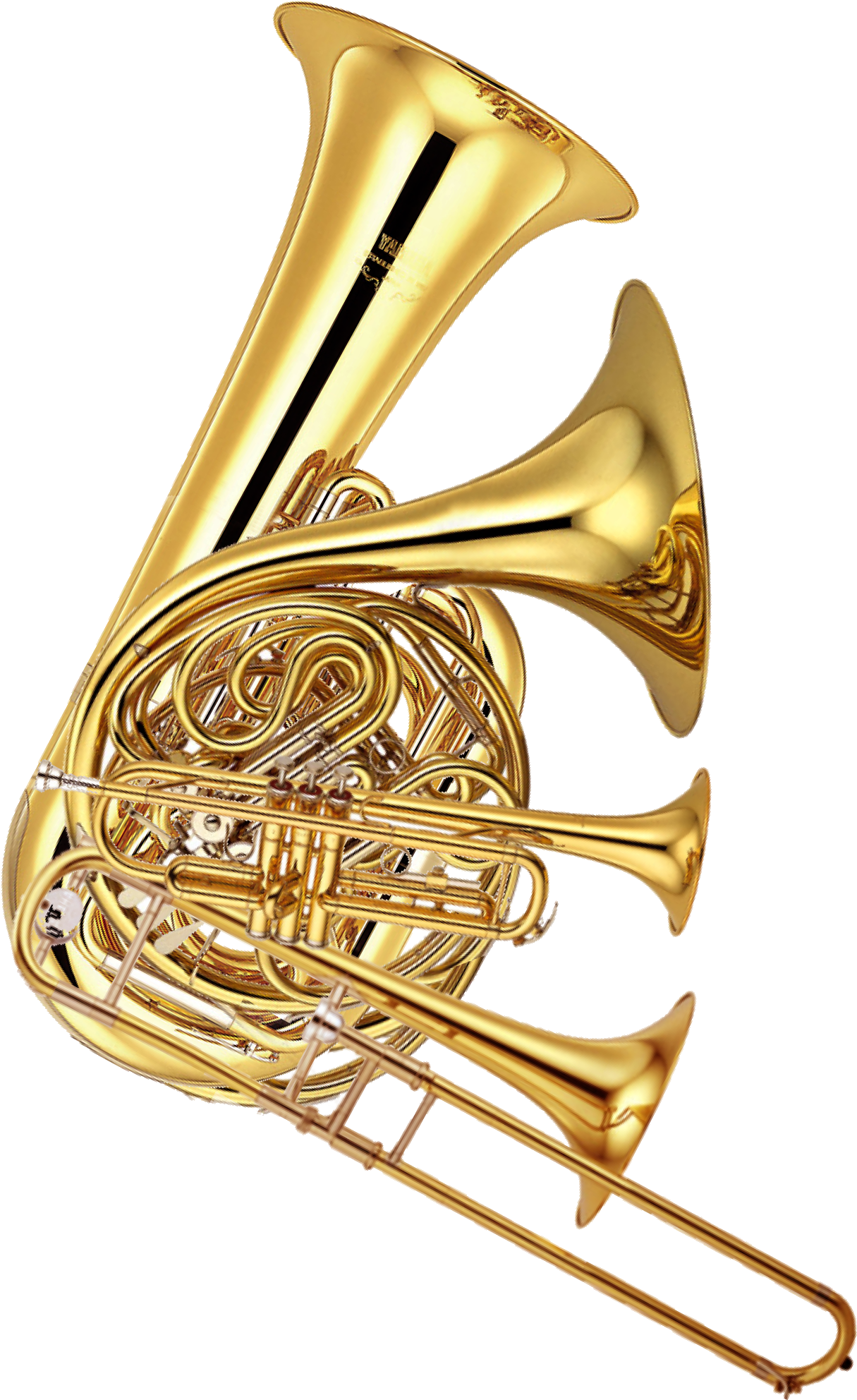 Brass-instruments - Puciamieji Muzikos Instrumentai (1255x2055), Png Download